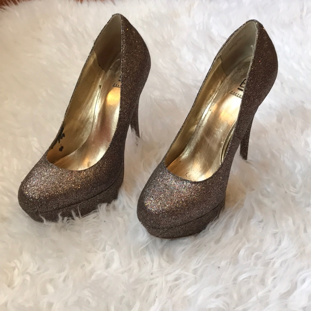 Bakers glitter 5 inch heels